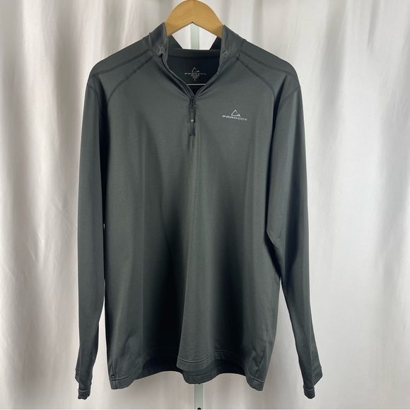 Paradox Large Fleece Inner Fall Winter Base Layer Half Zip Pullover Outdoor - Picture 1 of 9